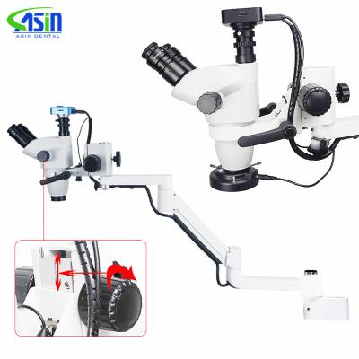 China Metal Dental Equipment Microscope With Continuous Camera Zoom For Dental Equipment Chair Optional Unit for sale