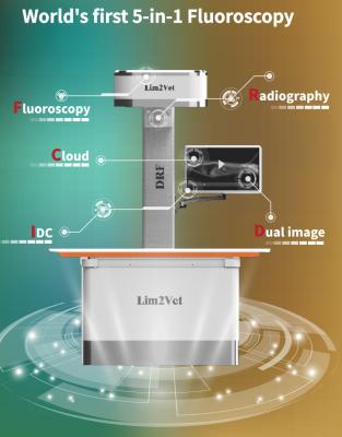 China Equipamento médico veterinário de 32 kW Máquina de fluoroscopia em tempo real DR à venda