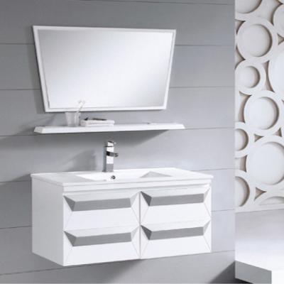 China Modern Bathroom Furniture Waterproof Pvc Cabinet for sale