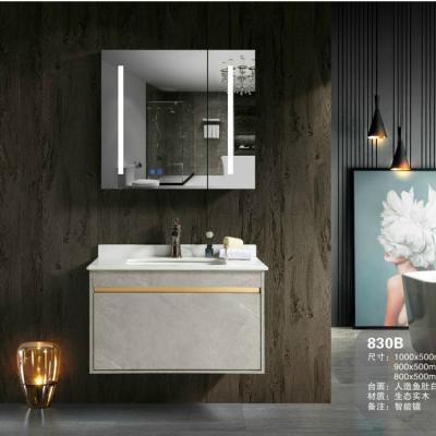 China Modern Modern Hanging Bathroom Cabinet With Mirror Cabinet for sale