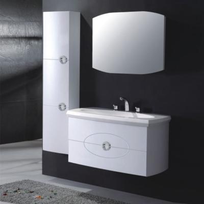 China 2018 Environment Friendly Modern Bathroom Furniture Set , Whole Sailed Luxury Classic PVC Bathroom Furniture for sale