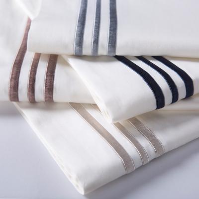 China TC Fabric 6535 Shrink-Resistant Polyester 35 Cotton Fabric 180t 200t Hotel Bedding Sheets for sale