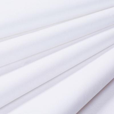 China Shrink-Resistant White 100% Cotton 250 TC Yarn Satin Fabric Airjet Quality for sale