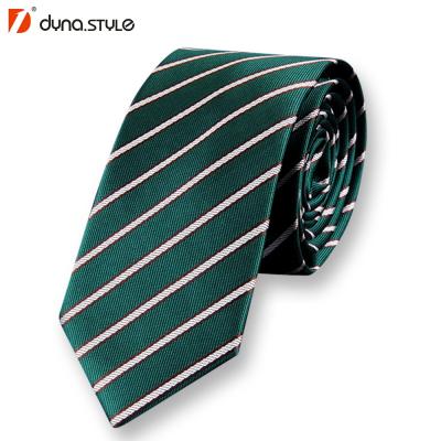 China 100% Amazon Brand Dynastyle Handmade Double Twine Polyester Easy Men's Neck Ties For Men for sale