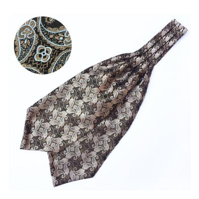 China 100% Handmade Custom Low Price Paisley Woven Jacquard Woven Mens Formal Floral Tie Scarves for sale