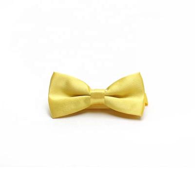 China Amazon Brand Dynastyle Fashion OEM Polyester Woven Eco-friendly Plain Dyed Bow Tie Wholesale For Amazon Brand Sellers for sale