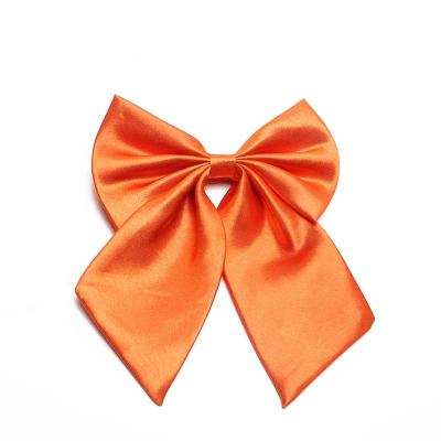 China Amazon Brand Dynastyle OEM Fashion Eco-friendly Polyester Woven Plain Dyed Kids Satin Bow Tie For Celebration Wedding Party for sale