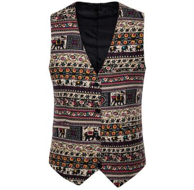 China Latest Design Anti Shrink Custom Jacquard Woven Waistcoat Wedding Vest for sale