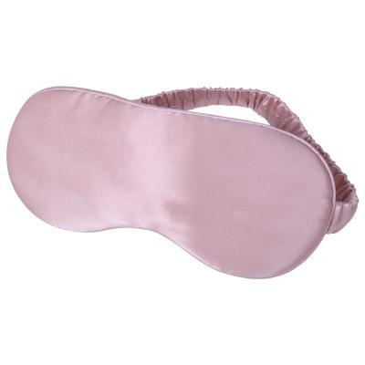 China Free Shipping QUICK DRY Silk Sleep Eye Mask Headband With Strap Adjustable Elastic Band Eye Cover Visor Soft Night Sleep Mask for sale