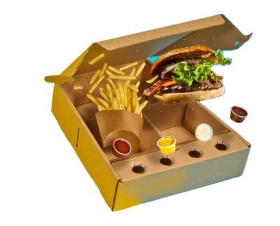 China Recycled Materials Customized Food Box for sale