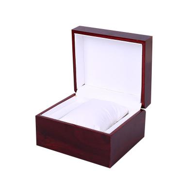 China Recycled Materials Watch Box Wholesale Customized Luxury Jewelry Organizer Leather Single Watch Storage Box for sale