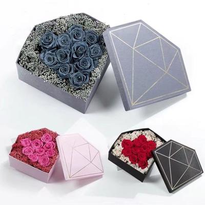 China Recycled Packaging Materials Gift Box Paper Box For Flower for sale