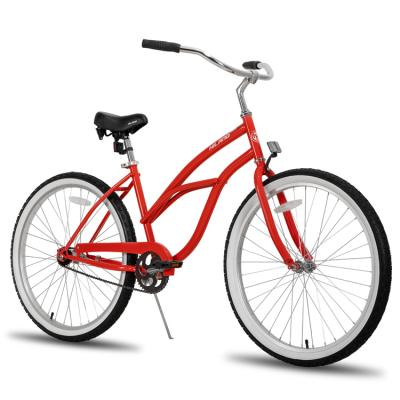 China Wholesale Fashion Cruiser Bike JOYKIE Retro 26 Inch Single Speed ​​Step By Women Ladies Beach Cruiser Bike for sale