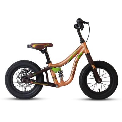 China Fashion Baby Bike JOYKIE 12 Inch Suspension Frame Disc Brake Kids Aluminum Rear Dirt Kids Balance Bike for sale