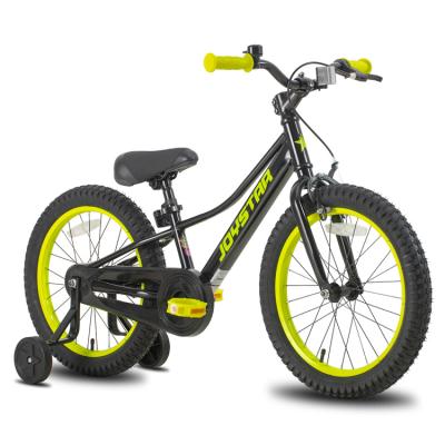 China JOYKIE New Design Child Bike Steel Black 16 18 20 Inch Boys Bike For 5 To 10 Years Kids for sale