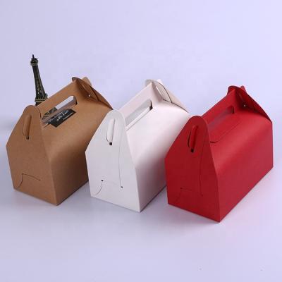 China Recycled Materials Take Out Box For Kids Meal Paper Box With Handle for sale