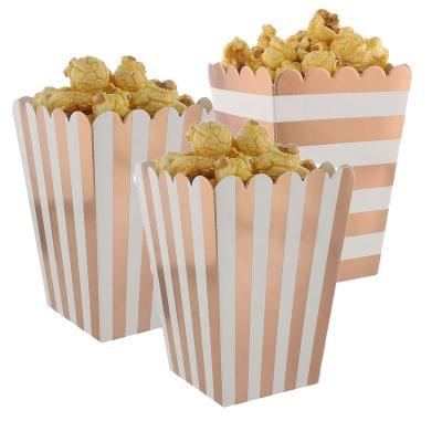 China Wholesale Cheap Disposable Disposable Cardboard Pop Corn Boxes for sale