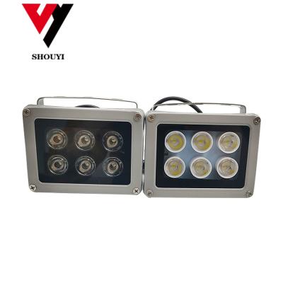 China Convenient Outdoor IP65 Surveillance Fill 6 LED Auxiliary Light Of Night Vision Light Infrared Camera High Definition for sale