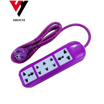 China DC 250V 10A System Expansion Socket Panel Switch Power Socket Inverter European Standard 3M Wiring for sale