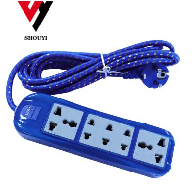 China DC 250V 10A System Expansion Socket Panel Switch Power Socket Inverter European Standard 3M Wiring for sale