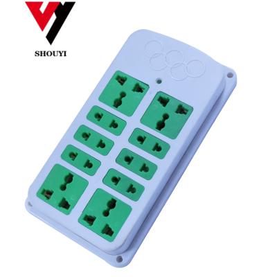 China Standard Extended Socket 250V 10A Extended Power Switch Panel DC System EU Plug Inverter Wireless Socket for sale