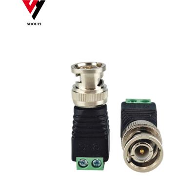 China Hot Selling Cheap High Quality Plastic BNC Video Connector Bnc Tube T Male Connector for sale