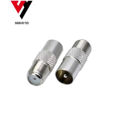 China BNC Video Connector RF Coaxial Connector Adapter For TV Satellite Antenna With Revolution F Head for sale