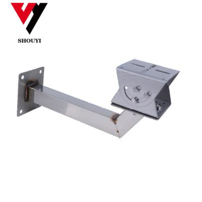 China Universal 304 Stainless Steel Shield Bracket Universal Joint Camera Wall Bracket for sale