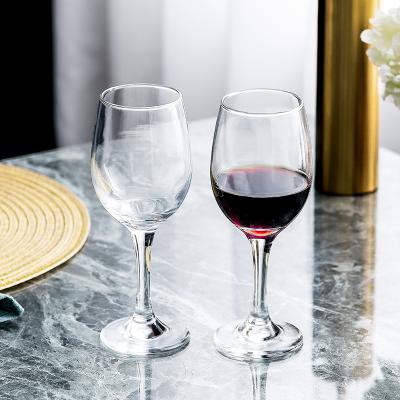 China American style 320ml clear wedding red wine glass wholesale red wine making glass for sale