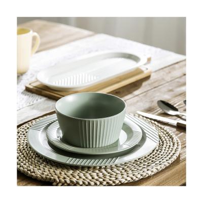 China Sustainable Hot Sale Low Price Wholesale Ceramic Dinnerware Dining Sets for sale