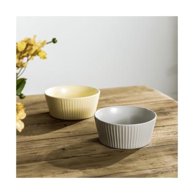 China Good Quality Various Sustainable Salad Painted Ceramic Custom Ceramic Bowl for sale