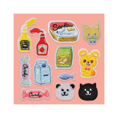 China The Other Embroidery Self-adhesive Animal Cloth Embroidery Patch Cartoon Embroidery Patch Sewing Patch for sale