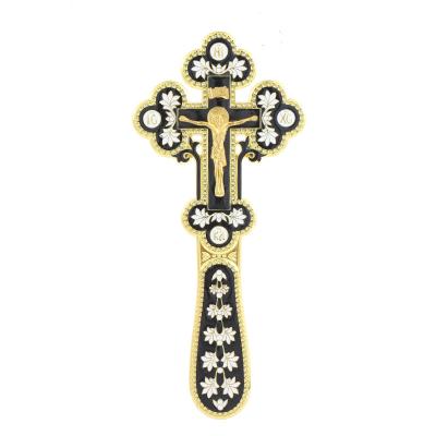 China Other Double Face Hand Cross For Church Decoration Religious Orthodox Blessing Cross Original Quality for sale