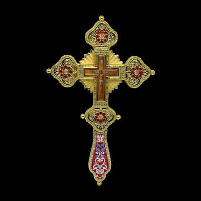 China The Other Orthodox Greek Orthodox Cross Blessing Crusader Catholic Religious Priest Christmas Church Decoration for sale