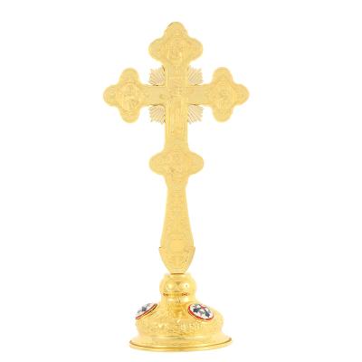 China Other Orthodox Church Large Jesus Crucifix Religious Items Church Cross Religious Decoration for sale