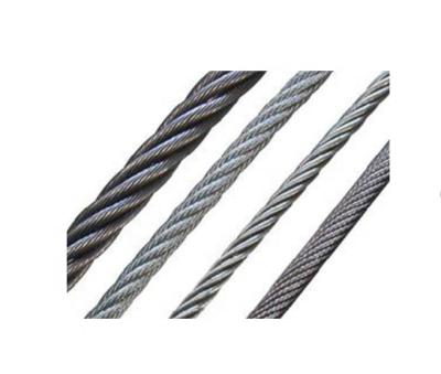 China Elevator wire rope 8x19 high-strength safety parallel-twisted steel-core steel wire rope for elevators for sale