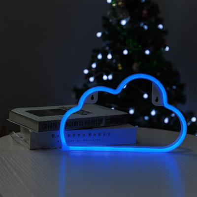 China LED Pattern Decoration Lights Led Night Light USB Powered 3AA Battery Neon Sign Wall Lights Christmas Room Party Gift Bedroom Deco Led Neon Lamps for sale