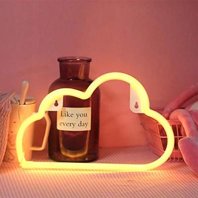 China Custom Neon Lights Christmas Kids Holiday Gift Creative Decoration Desk Lamp Home 3aa Battery Sign Could Shape Led Neon Lamp for sale