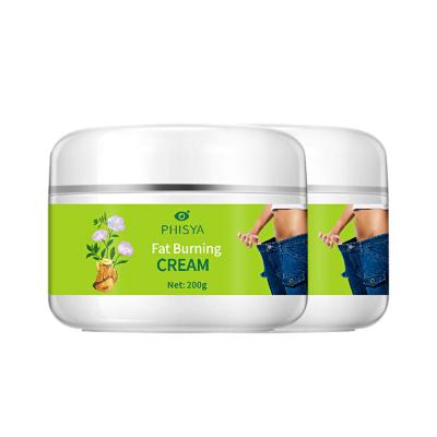 China Custom Logo Herbal Organic Emodin Body Weight Loss Belly Fat Burner Cellulite Burning Cream for sale