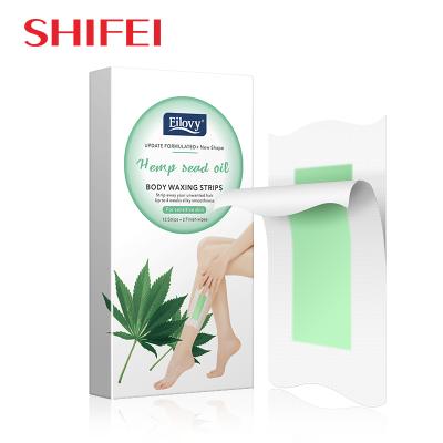 China Hot Selling Disposable Depilatory Tool Body Hair Removal Wax Strip 9*18 for sale