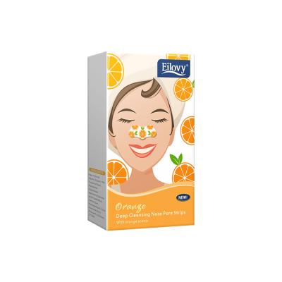 China Whitening 2021 NEW SHIFEI Unclog Deep Clean Blackhead Removal Charcoal Orange Coconut Printing Nose Strip Suitable For Women for sale