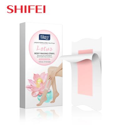 China Wax+non-woven strips hair removal cream body armpit leg hair student tear nonwoven wax paper strips for sale