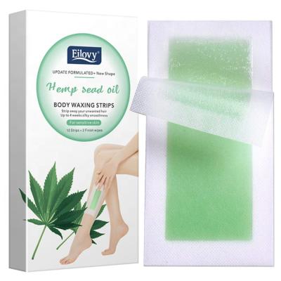 China On the face & Body Strip Hair Removal Paper Wax Hair Removal Nonwoven Fabric Colored Wax Strips Disposable Wax Strips for sale