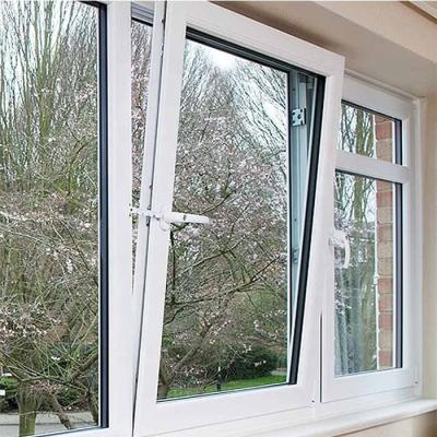 China Customized UPVC Tilt And Turn Window Double Glazed For Commercial And Residential for sale