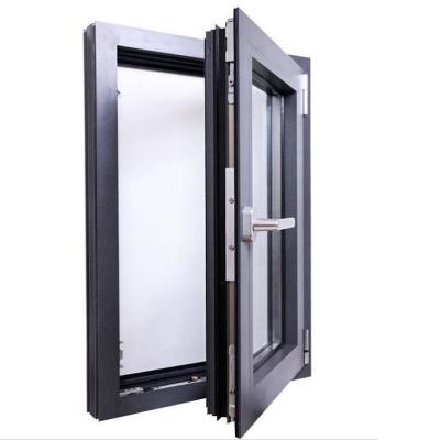 China Customizated Double Glazed Tempered Glass Aluminum casement Windows for sale