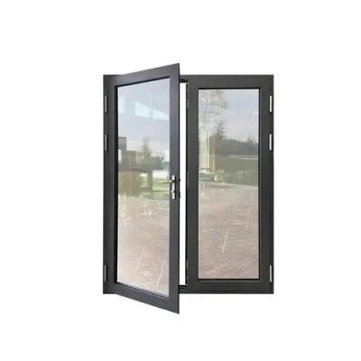 China Modern Tempered Glass Aluminum Casement Window For Apartment Office for sale