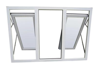 China Customized Double Glass Aluminum Awning Window For Villa Garden OEM ODM for sale