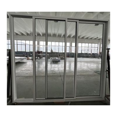 China Hurricane Impact Aluminum Sliding Door For Balcony Big Tempered Glass Sliding Door for sale