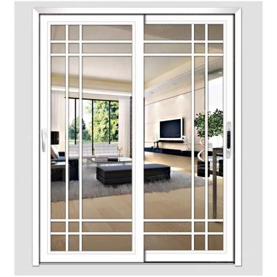 China Custommized French PVC Sliding Door Single Glass Double Glass Sliding Door For Kitchen for sale