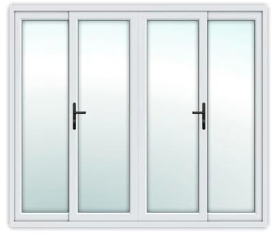 China Exterior PVC Sliding Door Double Tempered Glass Patio Balcony Sliding Glass Doors for sale